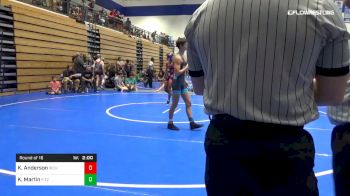 120 lbs Round Of 16 - Kevin Martin, Fitzgerald Wrestling Club vs Kaleb Anderson, Richmond Hill