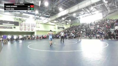 132 lbs Quarterfinal - John Alvarez, SAN FERNANDO vs Ryan Leal, El Camino Real