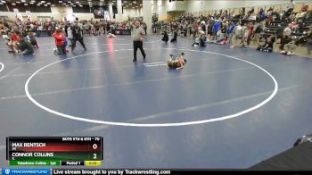 70 lbs Cons. Round 3 - Max Rentsch, WI vs Connor Collins, IL