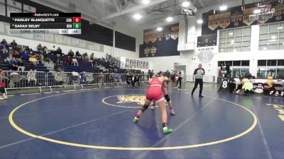 140 lbs Cons. Round 2 - Sarah Selby, Bonita vs Paisley Blanquette, Liberty (Bakersfield)