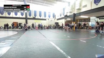 125lbs Cons. Round 7 - Alexsandra Mendoza, Zillah (Girls) vs Averie Reynolds, Black Hills (Girls)