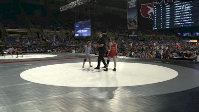 100 lbs Rnd Of 32 - Alexis Ilnicky, Missouri vs Madison Nieuwenhuis, Michigan