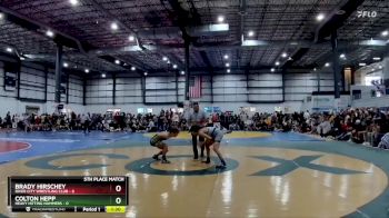 113 lbs Placement Matches (8 Team) - Colton Hepp, HEAVY HITTING HAMMERS vs Brady Hirschey, RIVER CITY WRESTLING CLUB