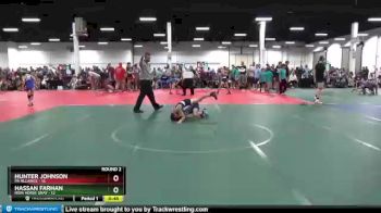 72 lbs Round 2 (8 Team) - Hunter Johnson, PA Alliance vs Hassan Farhan, Iron Horse Gray