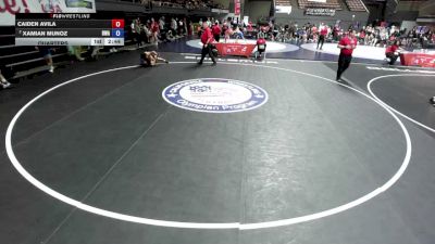 126 lbs Quarters - Caiden Avila vs Xamian Munoz, Brawley Wrestling Academy