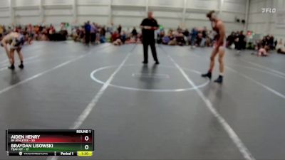 157 lbs Round 1 (4 Team) - Aiden Henry, 84 Athletes vs Braydan Lisowski, Team GT