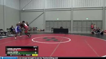 285 lbs Placement Matches (8 Team) - Lionel Baldwin, Michigan Red vs Nivon Hayes, North Dakota Red