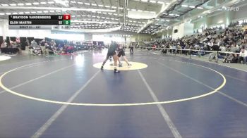 197 lbs Champ. Round 2 - Braydon Vandenberg, St. John Fisher vs Elon Martin, Rit