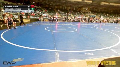 145 lbs Consi Of 8 #2 - Kortney Akpan, WTC vs Adrian Grosvenor, Siouxland Wrestling Academy