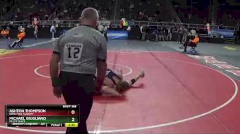 I-126 lbs Cons. Round 2 - Ashton Thompson, Rome Free Academy vs Michael Giugliano, Miller Place