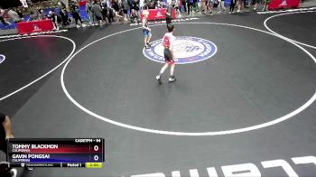 94 lbs Quarterfinal - Tommy Blackmon, California vs Gavin Pongsai, California