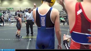 101 lbs Round 2 (4 Team) - Jimmy Leland, Saranac Youth Wrestling Club vs Gus Legato, Contenders WA Blue