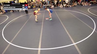 138 lbs Champ. Round 1 - Eli Faris, Mustang Wrestling Club vs Mason McIntyre, Kingdom Wrestling