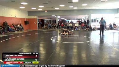 103-104 lbs Round 1 - Jackson Isenberger, Cheyenne East vs Treyton Kirchner, Ogallala