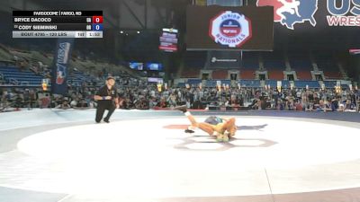 120 lbs Cons. Sub-rd Of 16 - Bryce Dacoco, California vs Cody Sieminski, Oregon