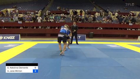 Giovanna Natalina Clemente vs Alison Jane Minton 2024 Pan IBJJF Jiu-Jitsu No-Gi Championship