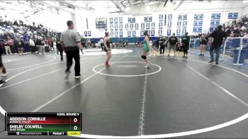 155 lbs Cons. Round 5 - Addison Cornille, Murrieta Valley vs Shelby Colwell, Aliso Niguel