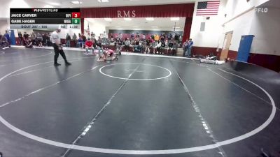 106 lbs Cons. Round 3 - Jaice Carver, Big Piney vs Gabe Hagen, Wheatland