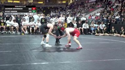 175 lbs Quarterfinal - Wyatt Gibson, Southeast Polk vs Jackson Stevenson, North Scott