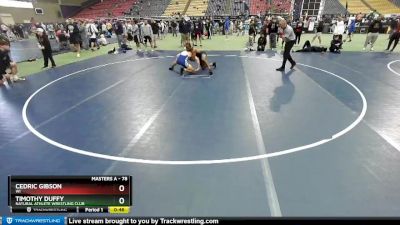 78 lbs Round 3 - Timothy Duffy, Natural Athlete Wrestling Club vs Cedric Gibson, WI