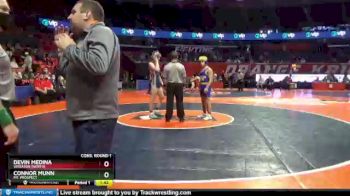 3 lbs Cons. Round 1 - Connor Munn, Mt. Prospect vs Devin Medina, Wheaton (North)