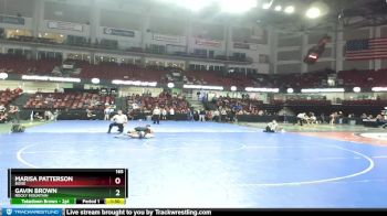 165 lbs Quarterfinal - Marisa Patterson, Boise vs Gavin Brown, Rocky Mountain