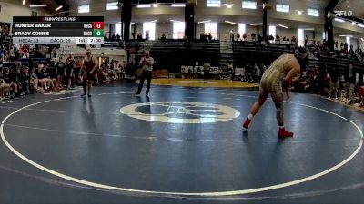 215 lbs 2nd Wrestleback (16 Team) - Brady Combs, Dawson County vs Hunter Baker, Heritage-Catoosa