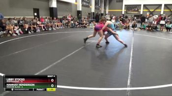 118 lbs Round 2 (6 Team) - Libby Stocks, FEWTeamIowa vs Hannah Henderson, Missouri Black