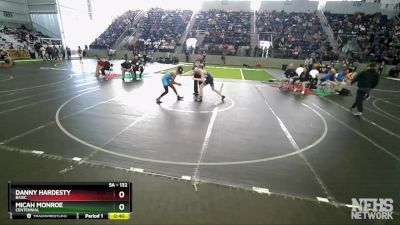 132 lbs Cons. Round 2 - Micah Monroe, Centennial vs Danny Hardesty, Basic