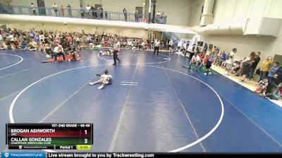 48-48 lbs Round 1 - Callan Gonzales, Champions Wrestling Club vs Brogan Ashworth, JWC