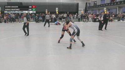 125 lbs Cons. Rd Of 16 - Aileen Aragon, Sebolt Women's Wrestling vs Audali Martinez, Las Animas Wrestling Club