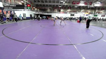 149 lbs Champ. Round 2 - Brock Gunnels, Reinhardt University (GA) vs Noah Avila, Waldorf (Iowa)