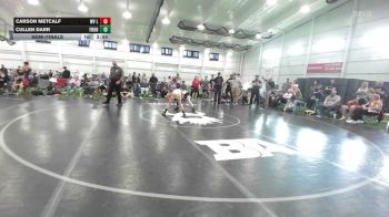 80 lbs Semifinal - Carson Metcalf, WV Lunatics - MS vs Cullen Darr, Front Royal - MS