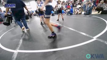 90 lbs Rr Rnd 1 - Kaden Payne, Lone Grove Takedown Club vs Hunter Brannon, Noble Takedown Club