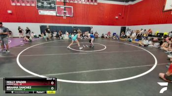 107 lbs Round 5 (6 Team) - Molly Spader, Kansas Gold vs Brianna Sanchez, Reece`s Warriors