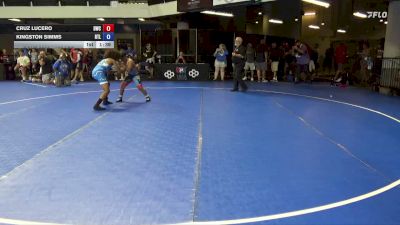 108 lbs Cons. Sub-quarters - Cruz Lucero, Duran Wrestling Club vs Kingston Simms, RTL