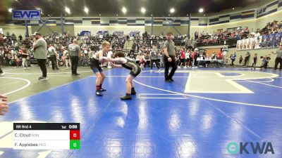 70 lbs Rr Rnd 4 - Camden Cloyd, Noble Takedown Club vs Flint Applebee, Piedmont