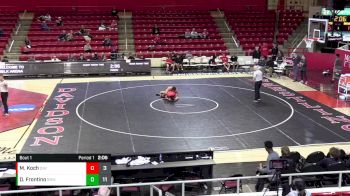 165 lbs Finals (2 Team) - Marc Koch, Davidson vs Dominic Frontino, Brown