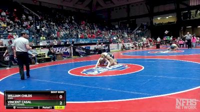 6A-175 lbs Quarterfinal - William Childs, Pope vs Vincent Casal, St Pius X School