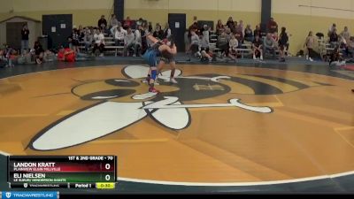 70 lbs Round 3 - Landon Kratt, Plainview Elgin Millville vs Eli Nielsen, Le Sueur/ Henderson Giants