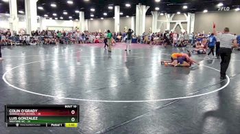 175 lbs Finals (8 Team) - Colin O`Grady, Oswego High School vs Luis Gonzalez, Westsdie WC