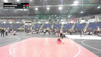 102 lbs Round Of 16 - Jaydyn Schommer, No Team vs Austin Urioste, New Mexico Bad Boyz