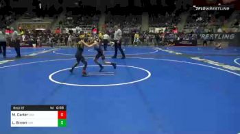 70 lbs Prelims - Maximus Carter, Raw vs Luke Brown, Simmons Academy Wrestling Saw