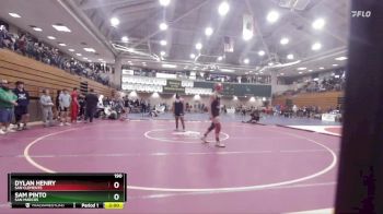 190 lbs Champ. Round 2 - Sam Pinto, San Marcos vs Dylan Henry, San Clemente