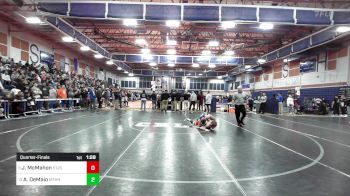 138 lbs Quarterfinal - Jonathan McMahon, Saint John's vs Anthony DeMaio, Methuen