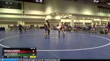 152 lbs Semis & Wb (16 Team) - Nicholas Roeder, Tallahassee War Noles vs Elijah Schultz, John Glenn Wrestling