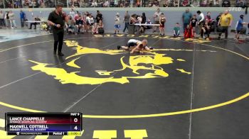 93 lbs Quarterfinal - Lance Chappelle, Interior Grappling Academy vs Maxwell Cottrell, Pioneer Grappling Academy