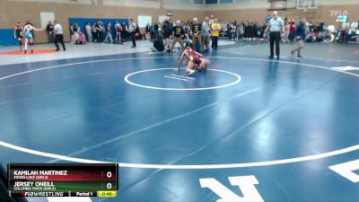 110lbs Cons. Round 6 - Jersey ONeill, Columbia River (Girls) vs Kamilah Martinez, Moses Lake (Girls)