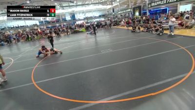 144 lbs Champ. Round 3 - Liam Fitzpatrick, Unattached vs Mason Basile, Unattached