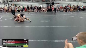 132 lbs Round 3 (8 Team) - Ben Zuckerman, South Side WC Black vs Devin Ferrante, Este Built Gold